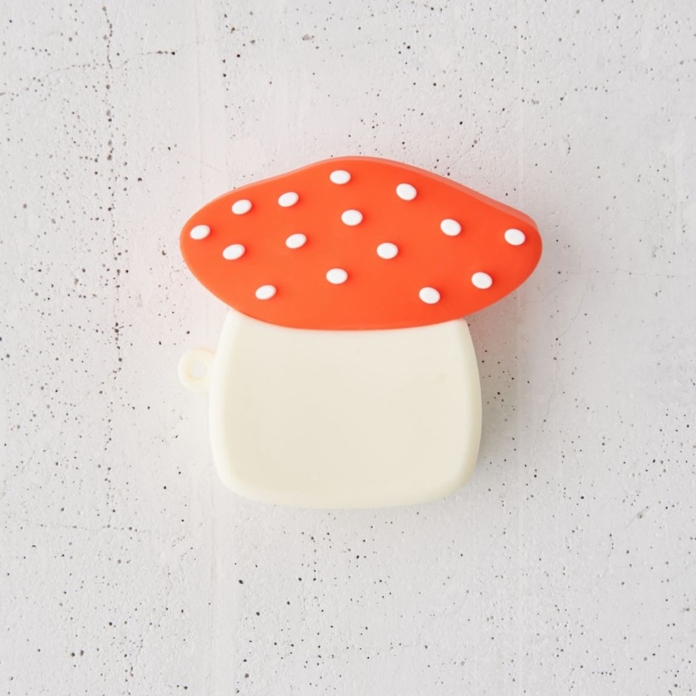 Mushroom Shaped Silicone AirPods Case NWOT